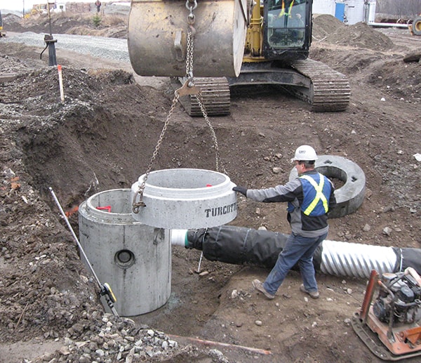 Installation septique et pluviale