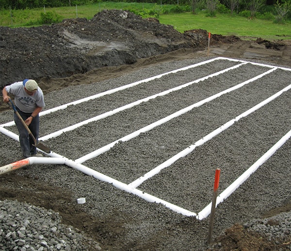 Installation septique et pluviale